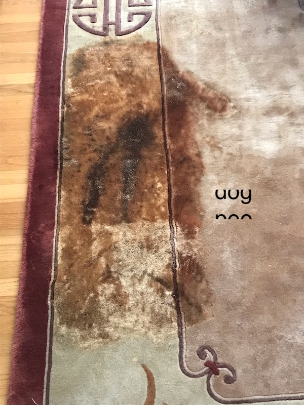 vine stain removing near me mill valley, vine stain on wool chines rug