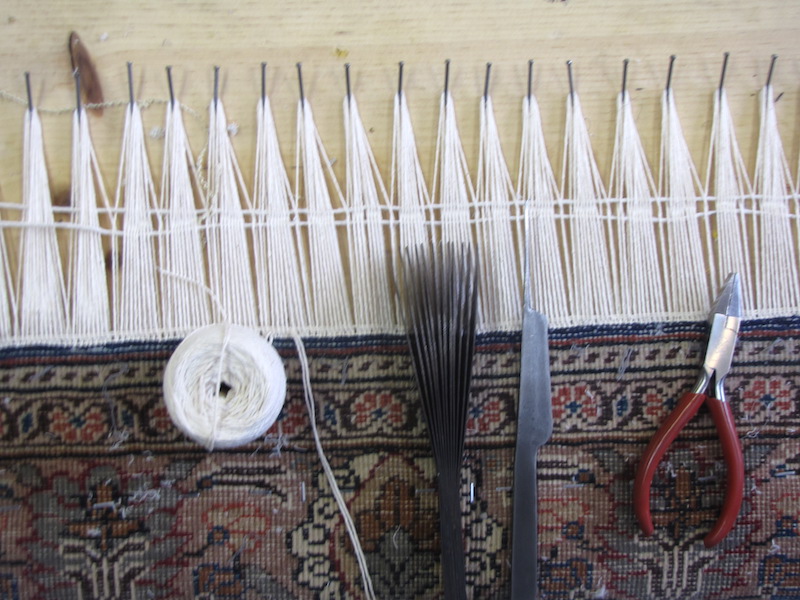 new fringe to oriniental rugs in mill valley