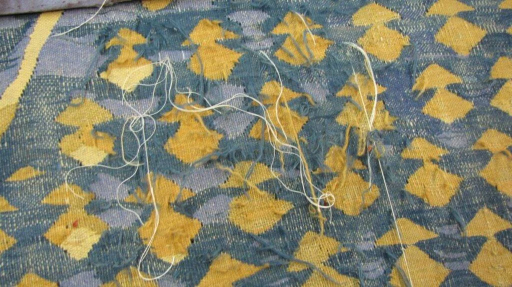 Kilim rug repair corte madera